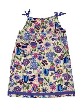 Hanna Andersson Floral Print Pillowcase Dress Sz 12